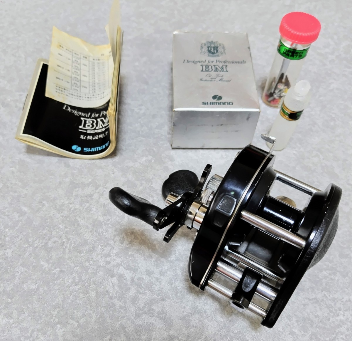 SHIMANO シマノ BM1 オールドリール 付属品あり オールドシマノ BM-1