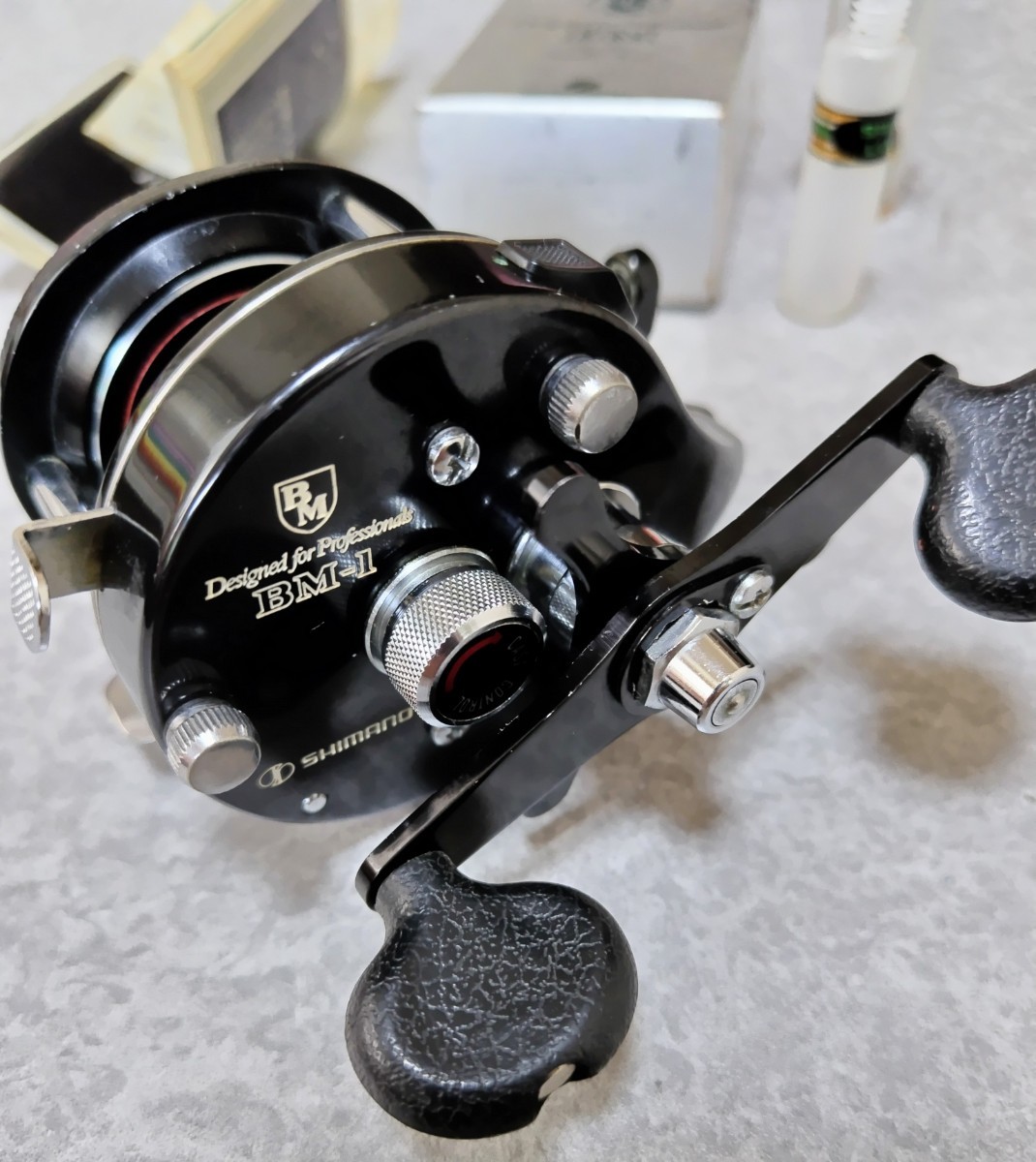 SHIMANO シマノ BM1 オールドリール 付属品あり オールドシマノ BM-1