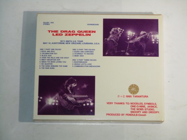 Led Zeppelin - LED Drag Queen QUEEN DRAG ZEPPELIN – : 3CD OF