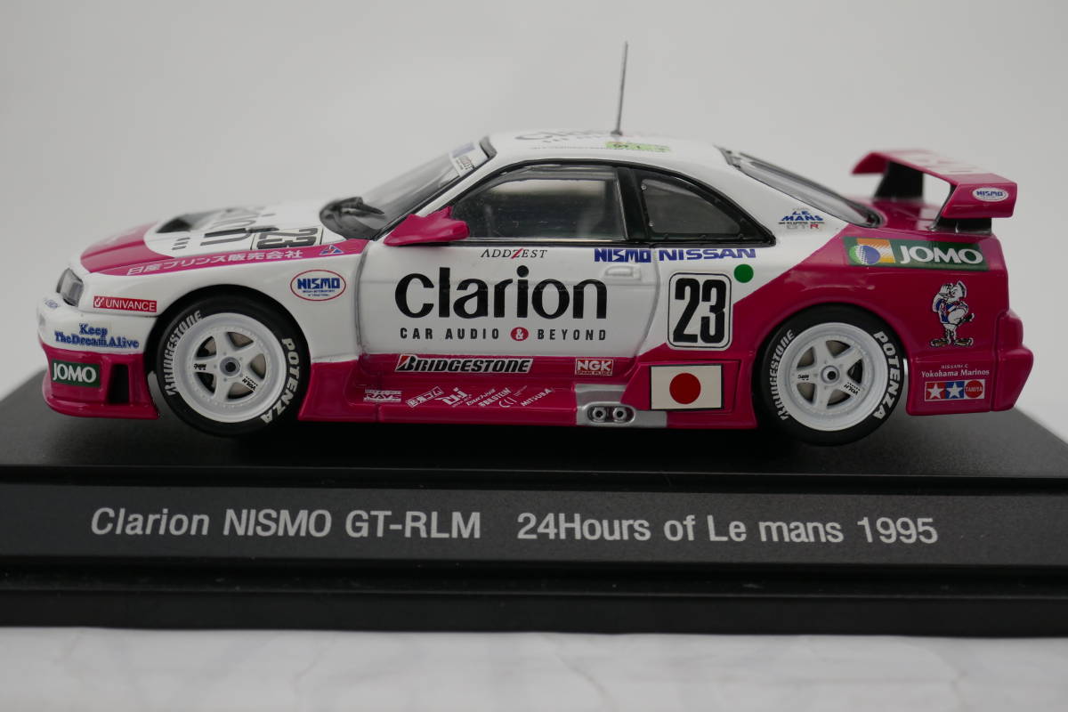 Clarion NISMO GT-RLM 1995 ル・マン クラリオン ニスモ GT-RLM ルマン 1995年 外箱付 1/43 % EBBRO MMP
