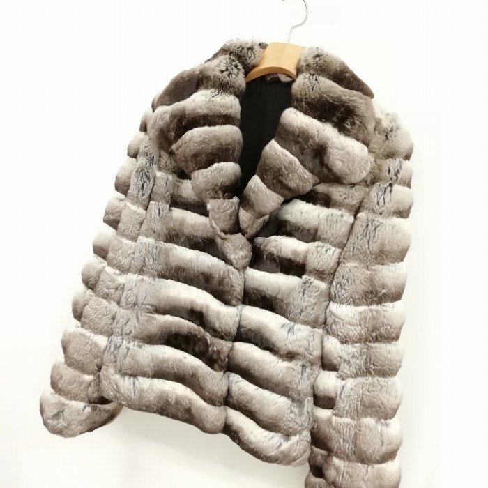 美品 最高級 チンチラ ファーコート レディース