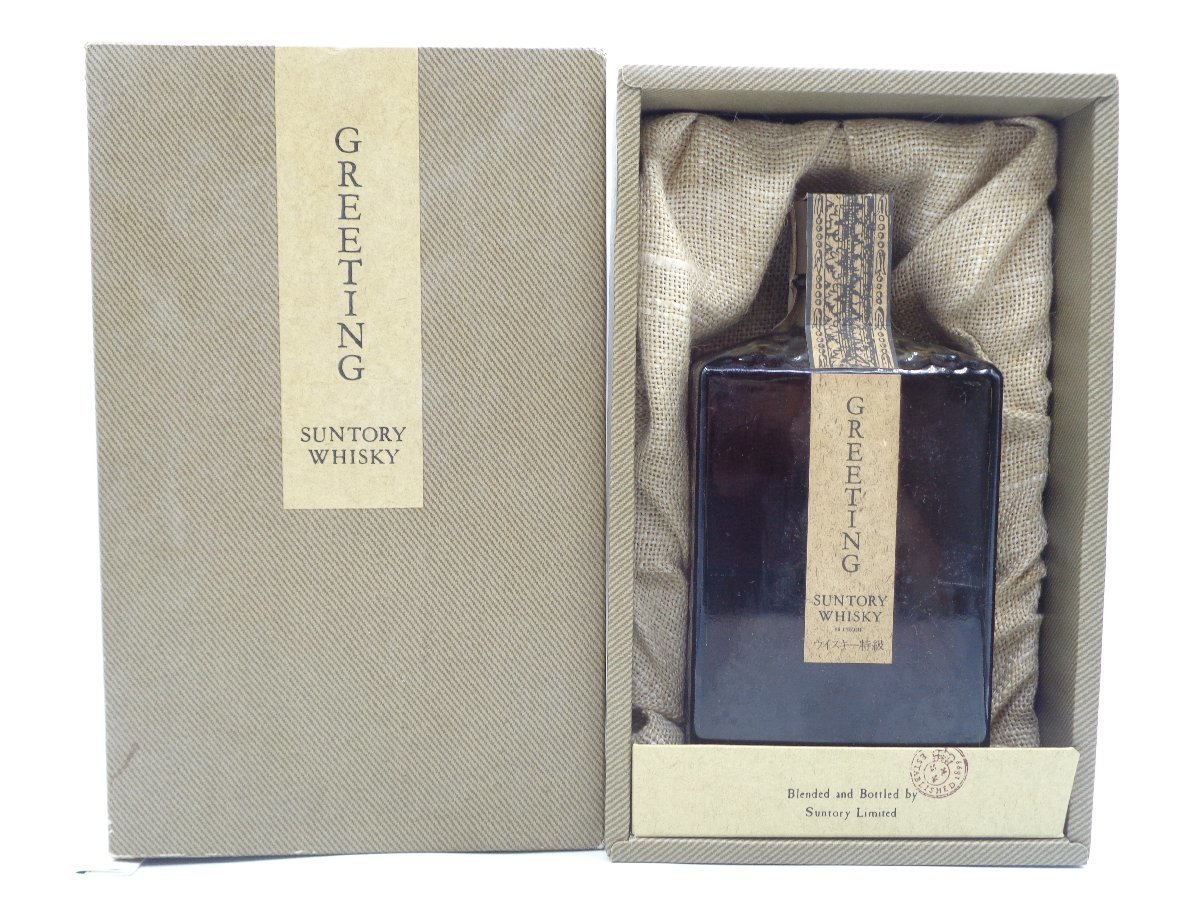 SUNTORY WHISKY GREETING サントリー ウイスキー グリーティング 特級
