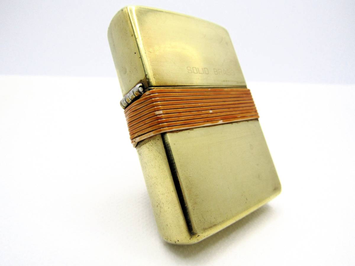 ソリッドブラス ZIPPO ダブルイヤーボトム BRASS SOLID ジッポ zippo 