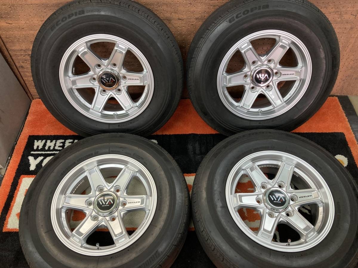 ① ☆ 社外アルミ ウェッズ キーラー 215/60R17 200系 ハイエース