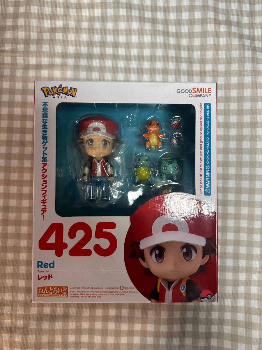 未開封 ねんどろいど 425 ポケモンセンターオリジナル レッド 未開封