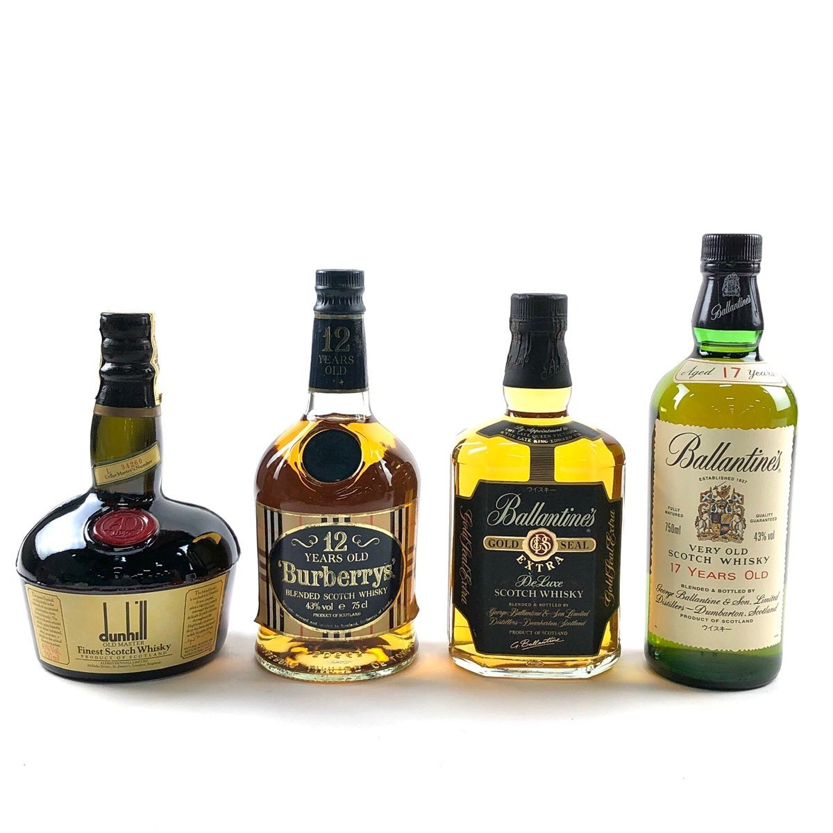 4本 スコッチ 750ml ウイスキー セット 【古酒】