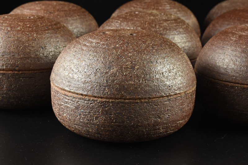 安い，定番】 【 織部四方菓子鉢 江戸時代後期 】