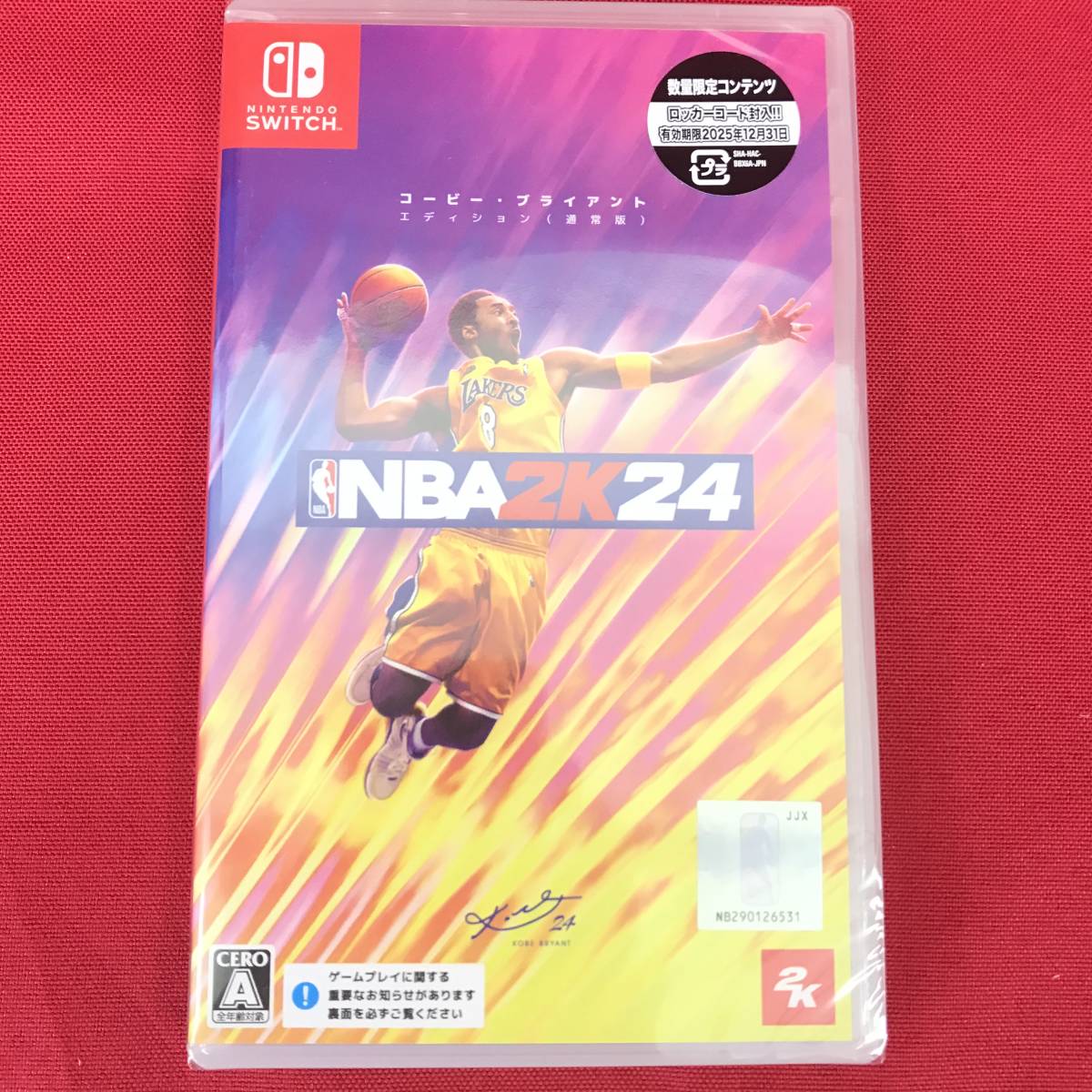 ■新品Switchソフト【NBA 2K24　コービー・ブライアント エディション 通常版 】数量限定コンテンツ付/送料無料（S1202）