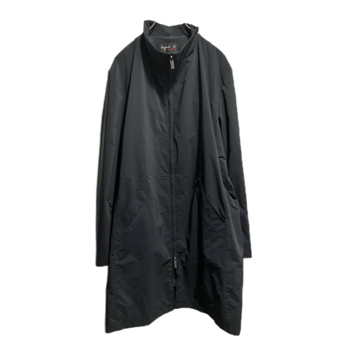 Agnes b nylon zip up coat ナイロンジップアップコート サイズ48 