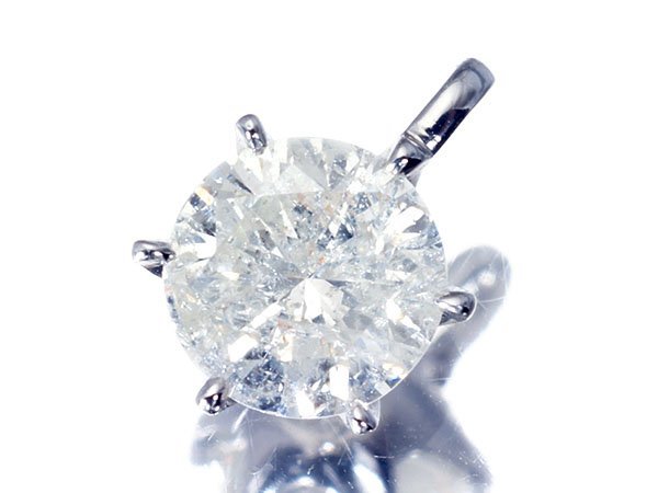 1円～【ジュエリー極】輝く存在感！天然1粒ダイヤモンド1.136ct 高級Pt900ペンダントヘッド a453JitkSSFF【送料無料】