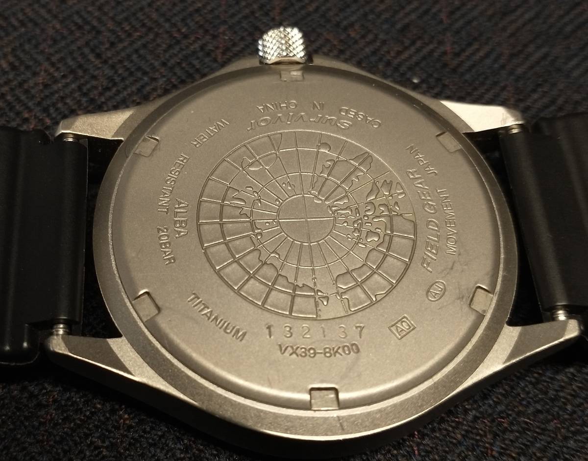 ベルト非純正 SEIKO セイコー ALBA アルバ FIELD GEAR VX39-8K00