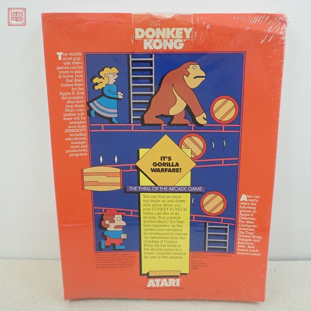 Apple II 5インチFD ドンキーコング DONKEY KONG BY NINTENDO アタリ