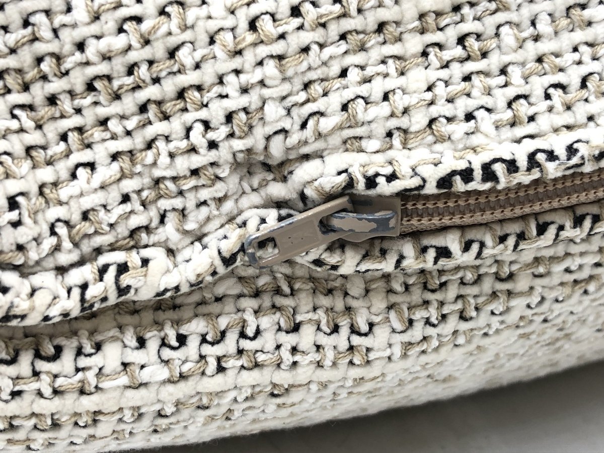 arflex アルフレックス A CUSHION 01 羽毛クッション、カバーセット ベージュ系 二個セット インテリア 家具 お洒落 本体 高品質