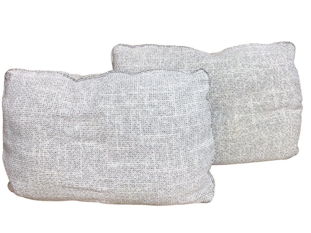 arflex アルフレックス A CUSHION 01 羽毛クッション、カバーセット ベージュ系 二個セット インテリア 家具 お洒落 本体 高品質