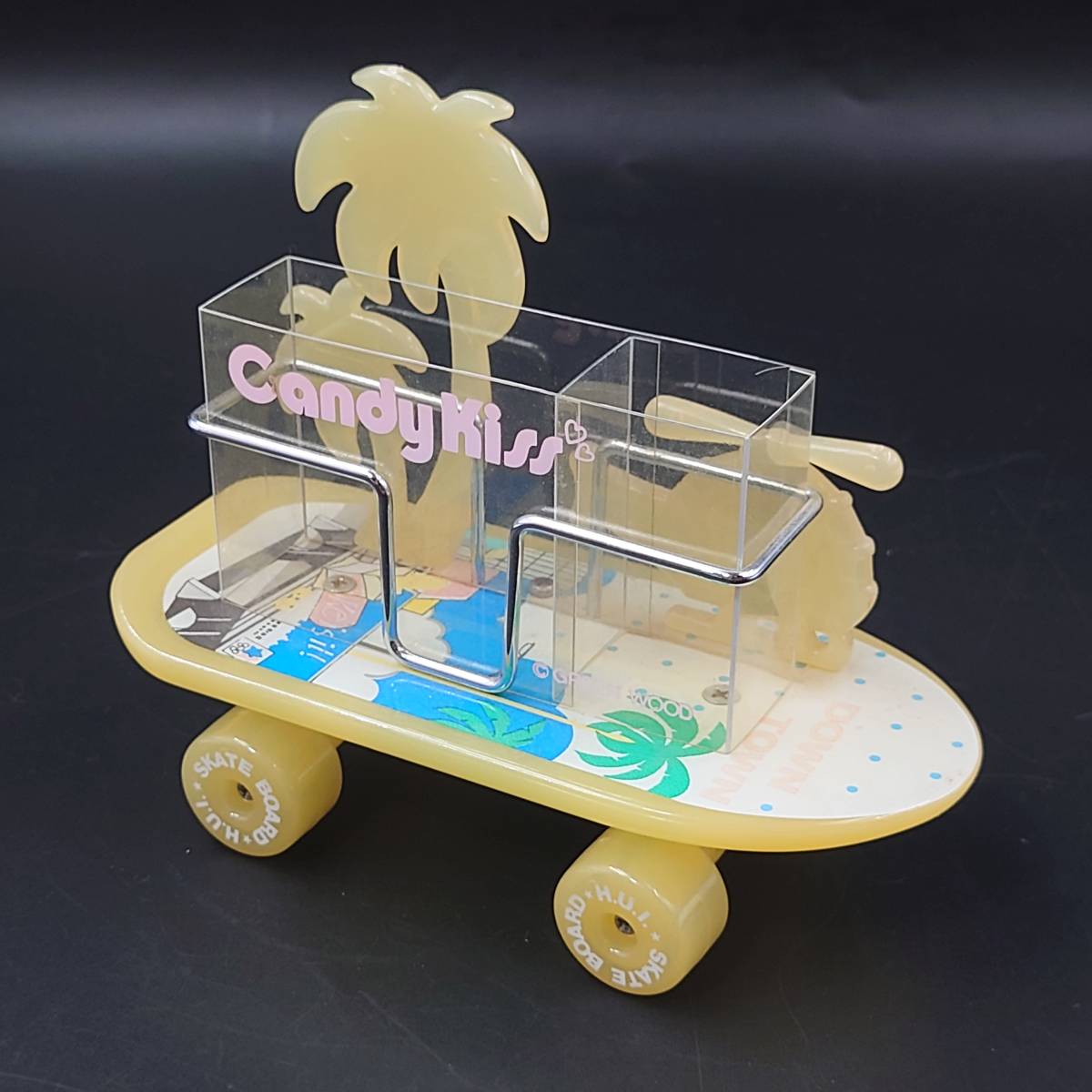 ☆ 【現状品】 レトロ雑貨 GREEN WOOD Candy Kiss ファンシー ペン立て