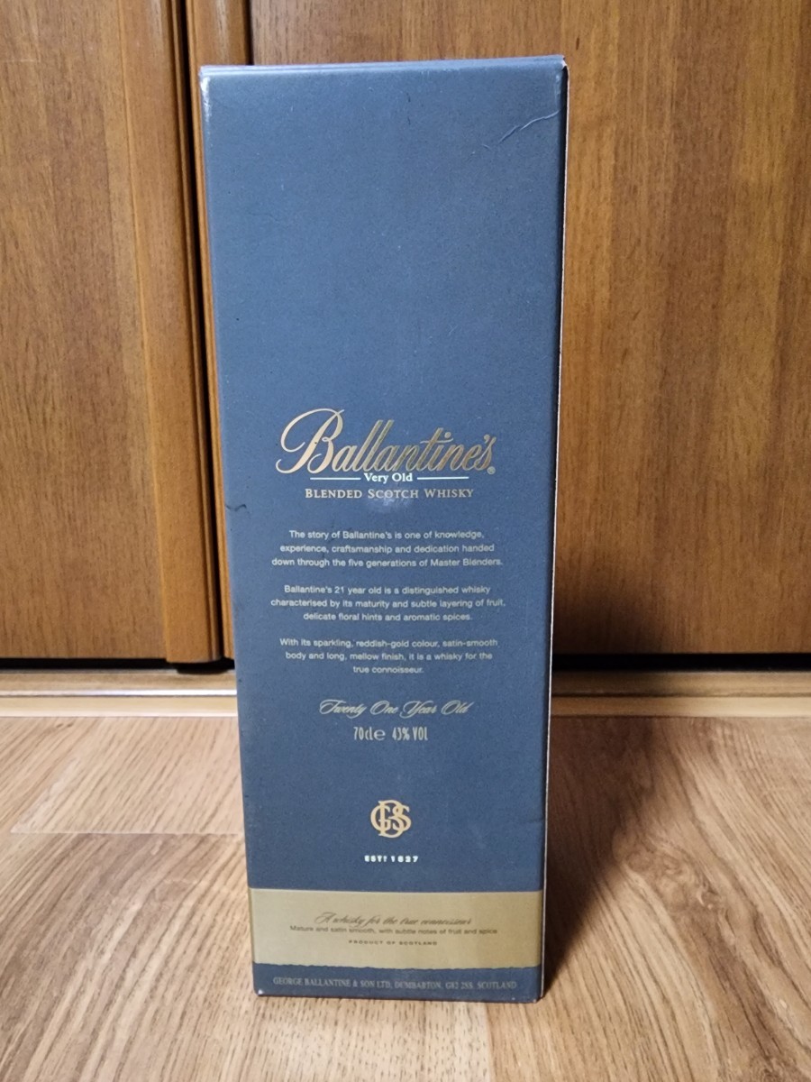 古酒未開栓□ Ballantines バランタイン 21年 スコッチウイスキー