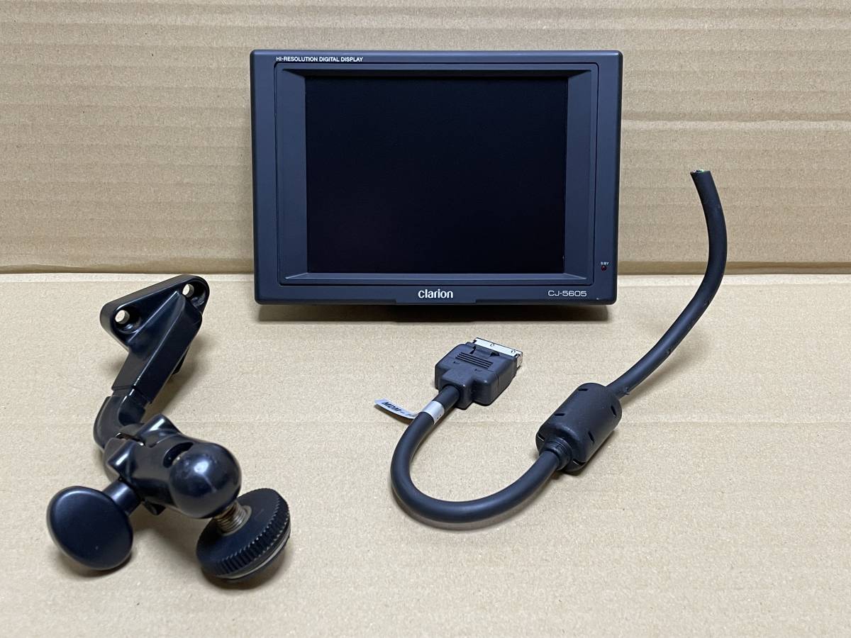 定番，最新作 バックモニター☆CJ-5605A☆clarion☆クラリオン☆24V-12V☆