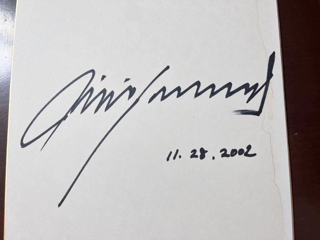 坂本龍一 直筆サイン 色紙 /YMO・戦場のメリークリスマス・矢野顕子 坂本龍一 直筆サイン 色紙 /YMO・戦場のメリークリスマス・矢野顕子