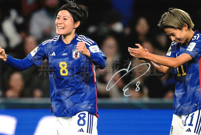 2019 猶本光 日本代表 なでしこジャパン 直筆サインフォト/写真