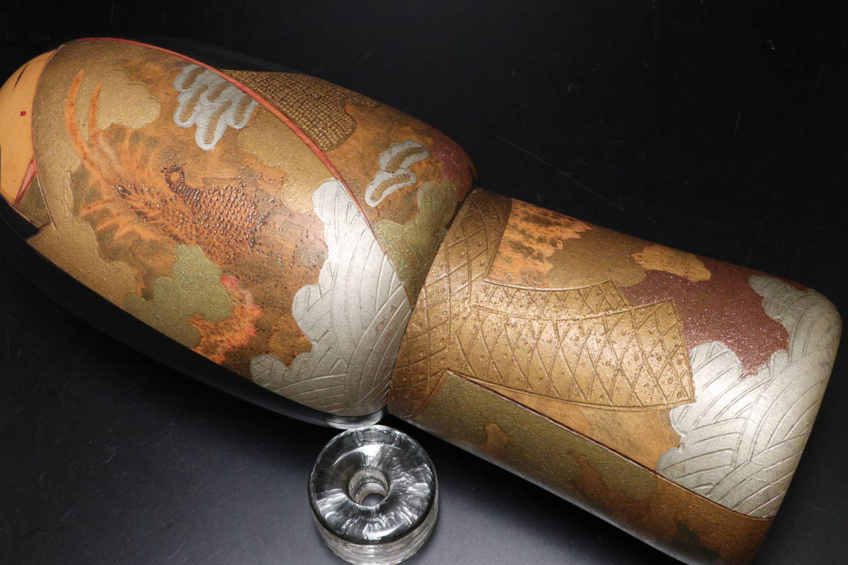 伝統工芸 関口俊夫 としお作 創作こけし 高さ35.2cm(こけし)｜売買され