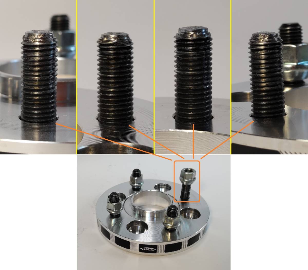 KYO-EI Kics 20mm ワイドトレッドスペーサー PCD100 4穴 P1.5