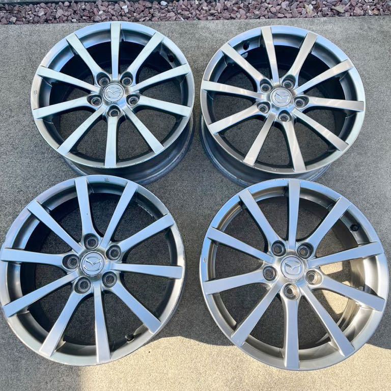 中古】【ホイールのみ】マツダ NC1ロードスター純正ホイール 7J17inch