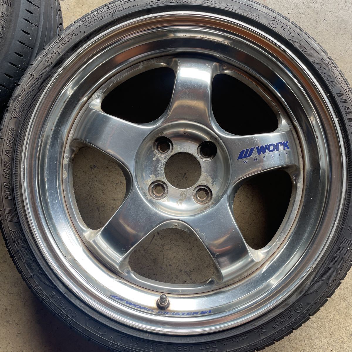 ワーク WORK マイスターS1 17インチ 100 4H 7J オフセット32 ハブ径 