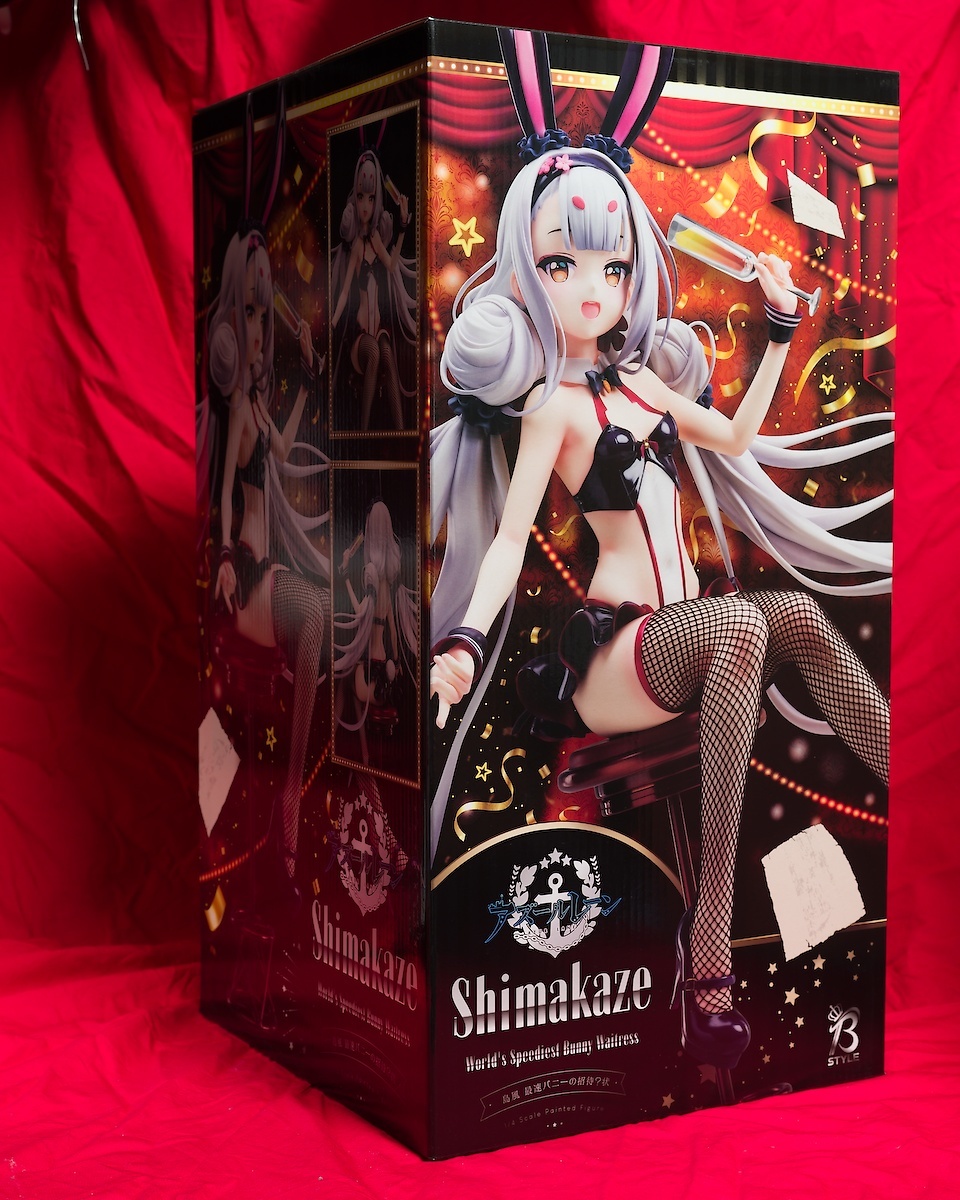 開封 B-style 島風 最速バニーの招待？状 アズールレーン フリーイング 1/4スケールフィギュア