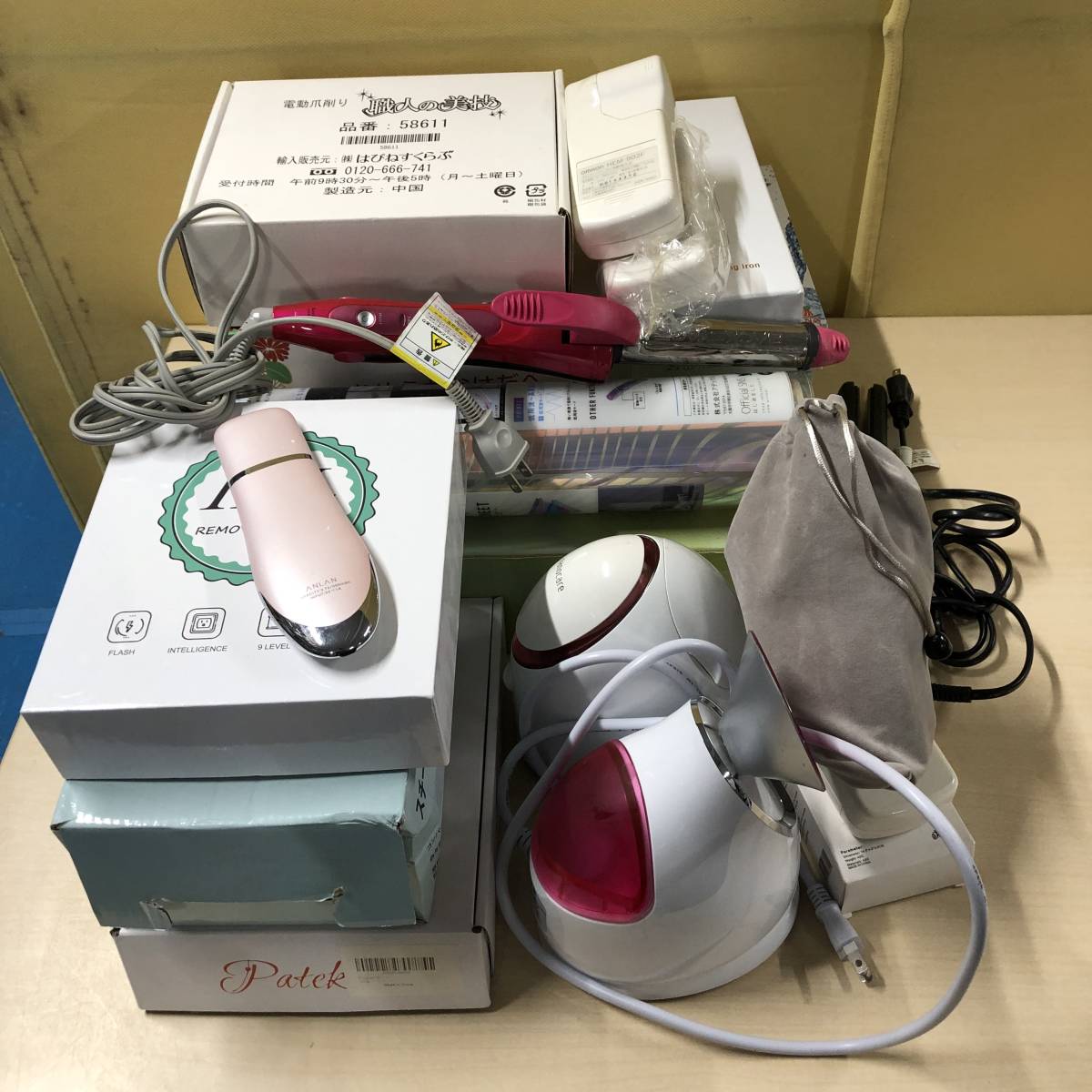 ◎◎美容機器 他 まとめセット 脱毛 アイロン フェイスケア ローラー 美顔 スチーマー ピーリング EMS 血圧計 イーモ アイマッサージャー