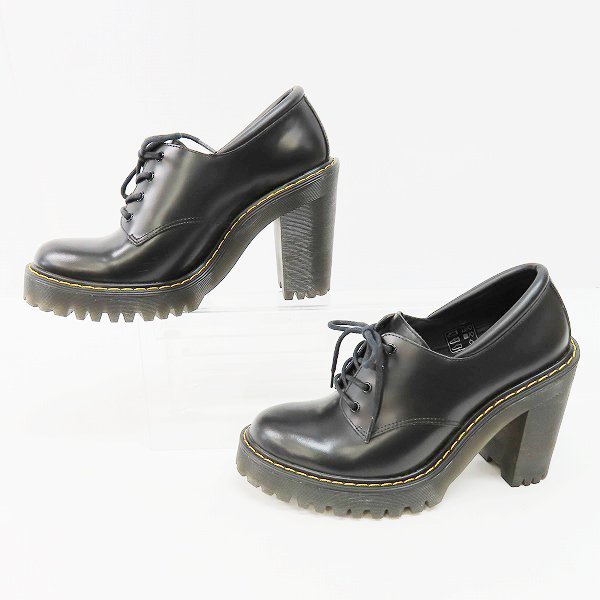 ドクターマーチン SALOME UK5 ヒールブーツ ブラック ドクターマーチン Salome サロメ ヒール ブーツ UK5 24cm