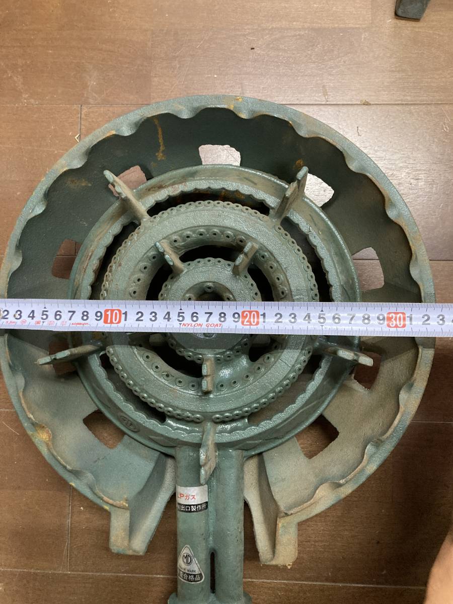 ☆鋳物コンロ 二重コンロ 業務用 LPガス プロパンガス 美品!!(コンロ