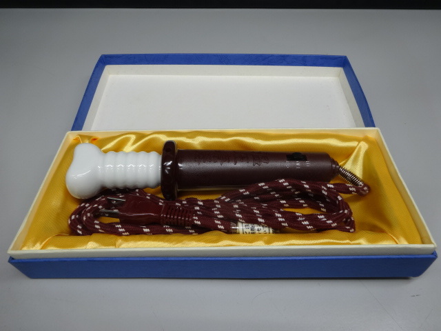 ★大阪理学医療器　温圧療器　辰巳製作所　家庭用電気温灸器　マッサージ　健康器具　箱付き　昭和レトロ　動作確認済★