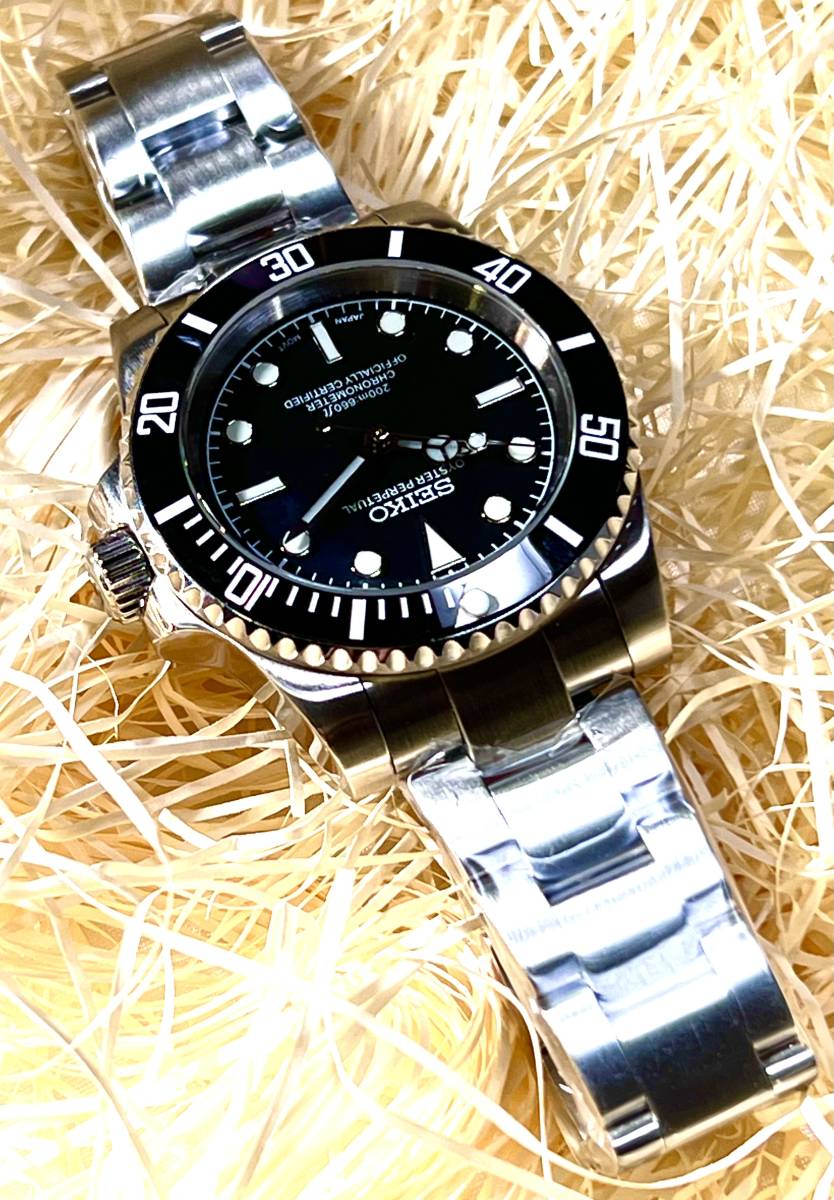 MODカスタム 自動巻 MOD カスタム NH35 搭載 ヴィンテージ 自動巻き