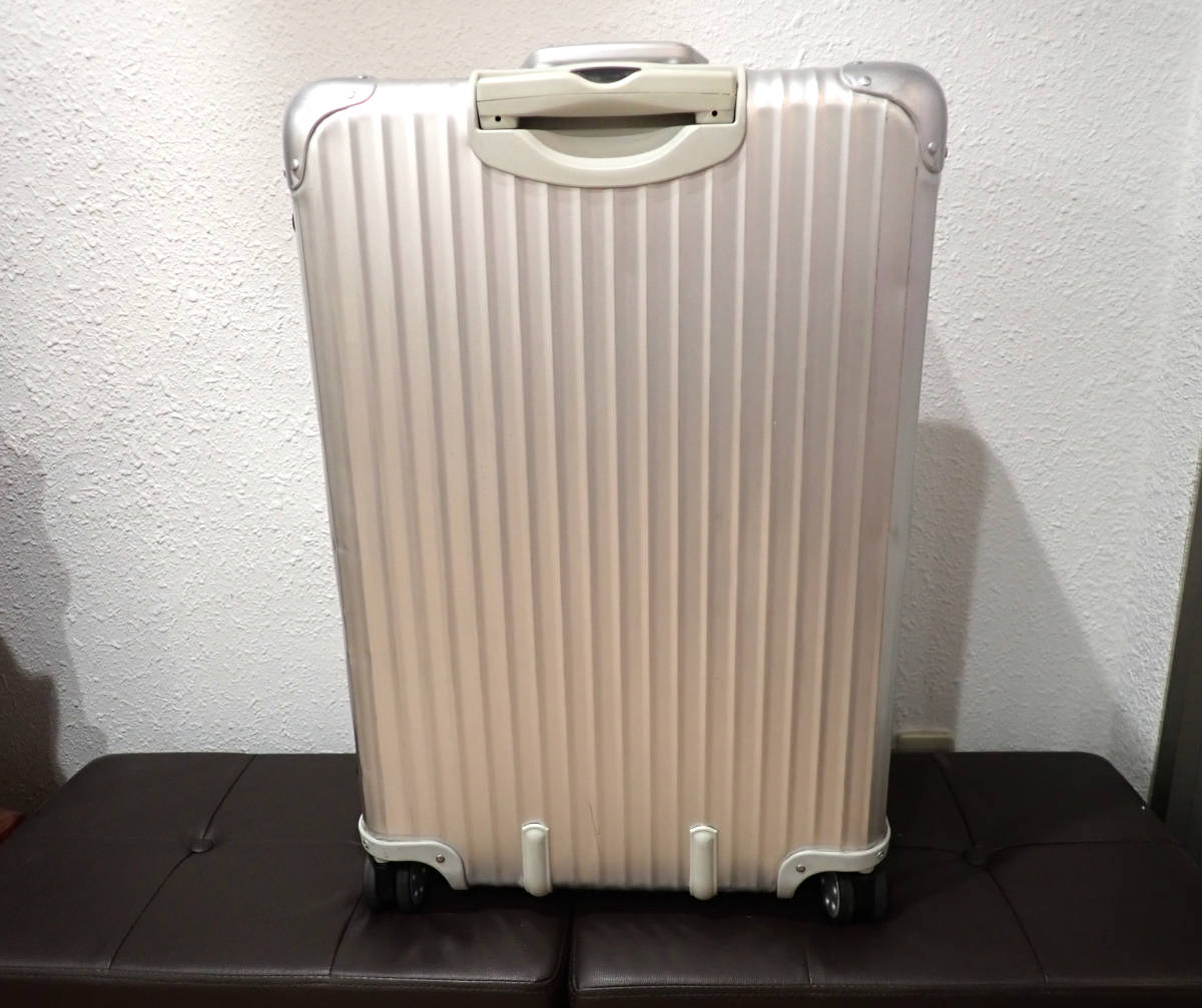 RIMOWA TOPAS/リモワ トパーズ アルミ シルバー 4輪 スーツケース 