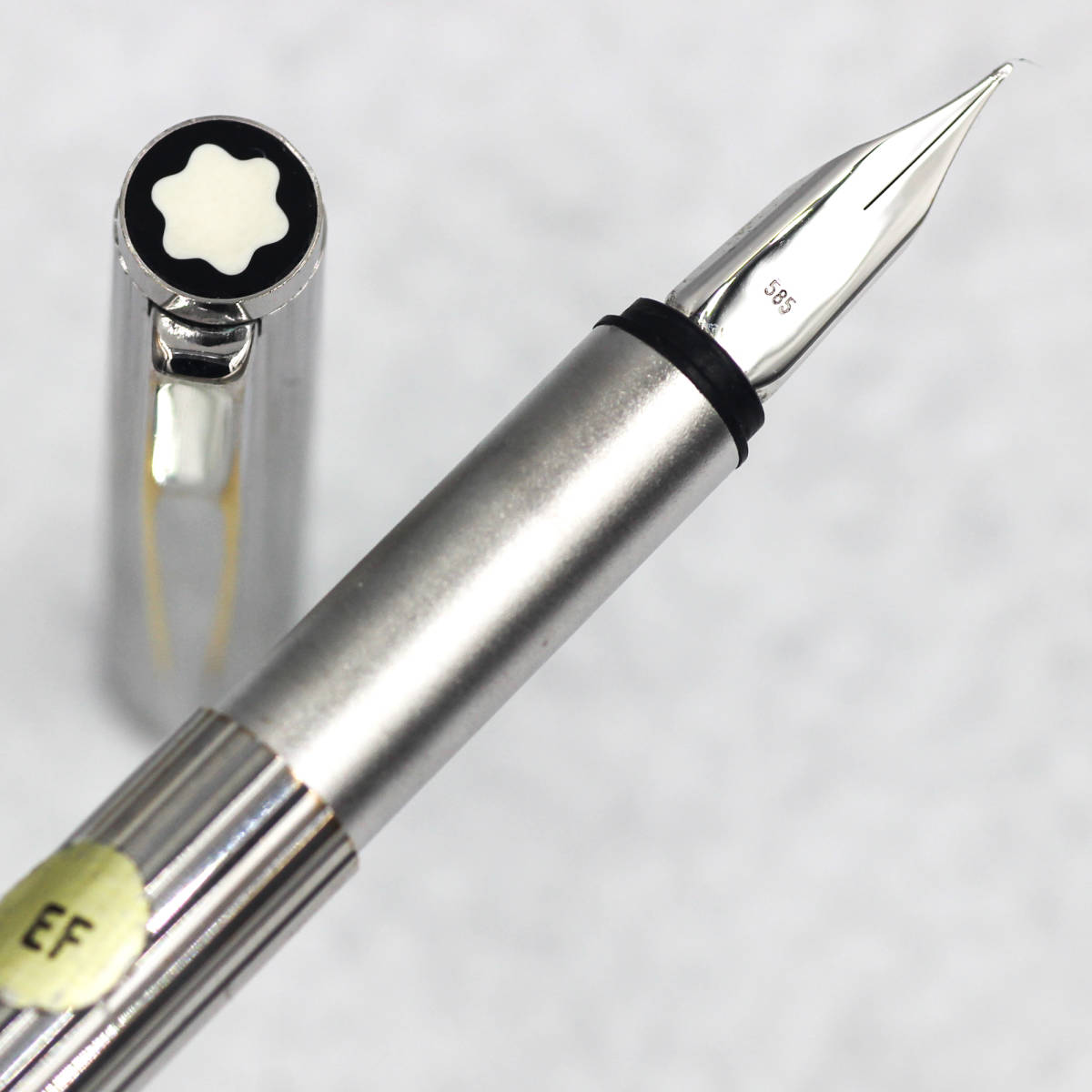 土・日限定　極美品Mont Blanc Nobless プラチナダイヤカット ノブレス モンブラン ダイヤカット ダイヤ コンバータ ノブレスの通販