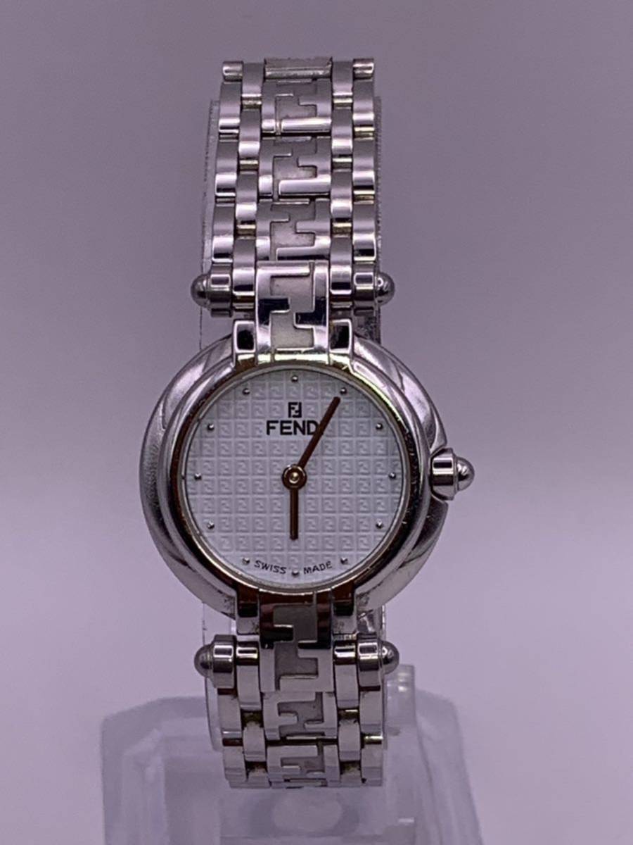 L-7) FENDI 750L フェンディレディースクォーツ腕時計 可動品 箱付き