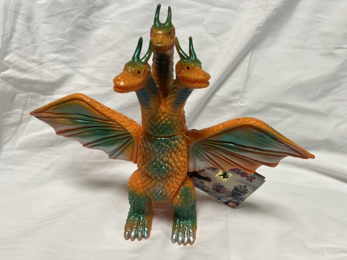 ゴジラ ブルマァク ソフビ キングギドラ バンダイ 東宝 - 1992年 復刻