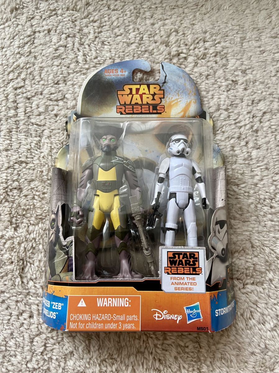 【送料別】3.75inch Rebels ゼブ&ストームトルーパー　クローンウォーズ　スターウォーズ　アソーカ