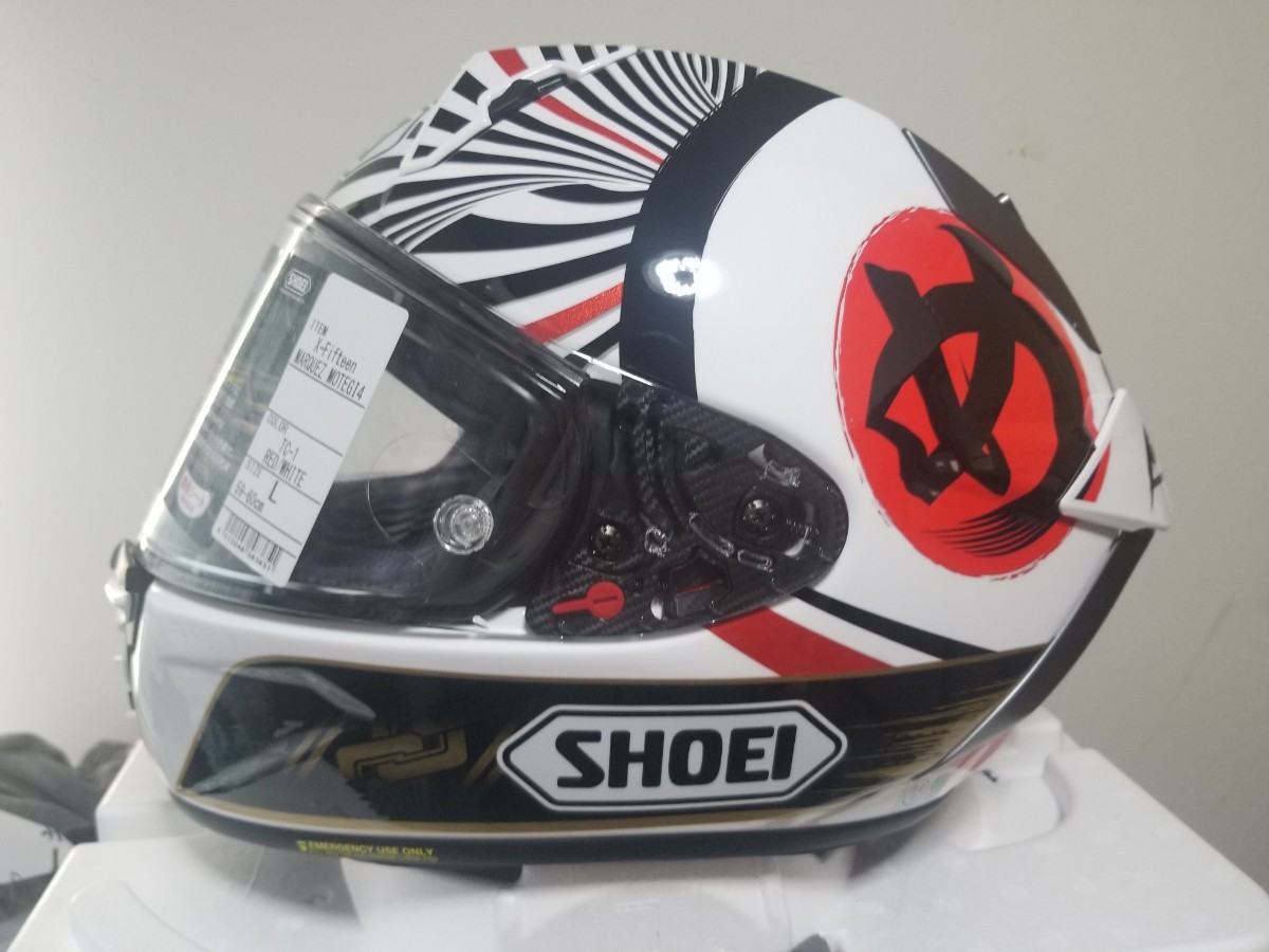 SHOEI X-Fifteen マルケスモテギ4 TC-1 x15限定商品 新品未使用(SHOEI 