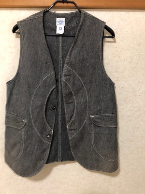 ●24AW ポストオーバーオールズ ボタンスカーフ Post Overalls POST O'ALLS OVERALLS ポスト オーバーオールズ ROYAL TRAVELER VEST
