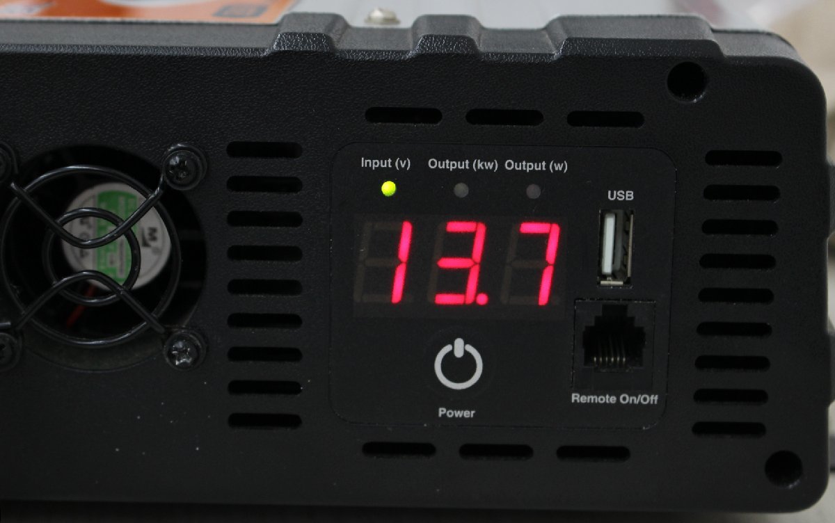 BAL 1800W 正弦波インバーター1800W DC12V-AC100V