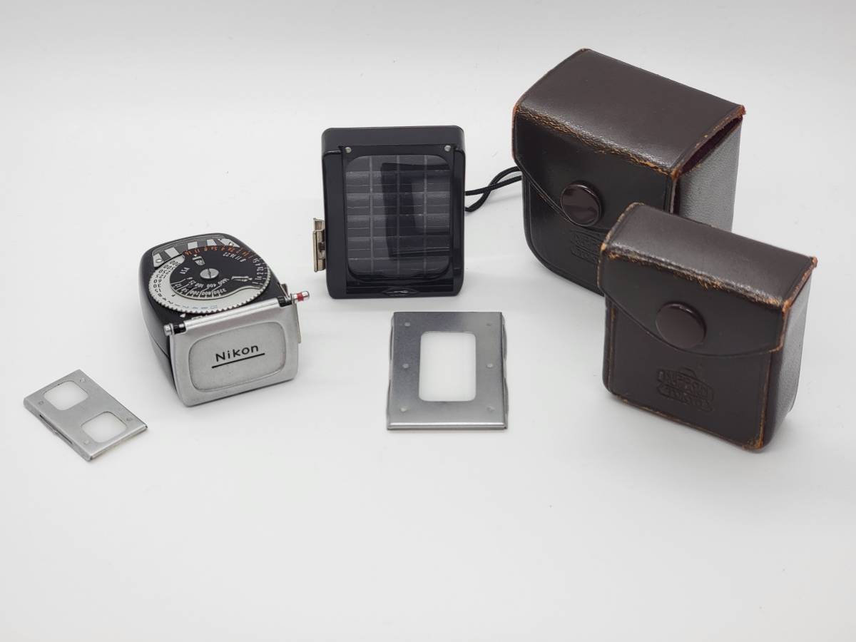 日本光学　ニコン　SPメーター　ブースター・革ケース付き　希少