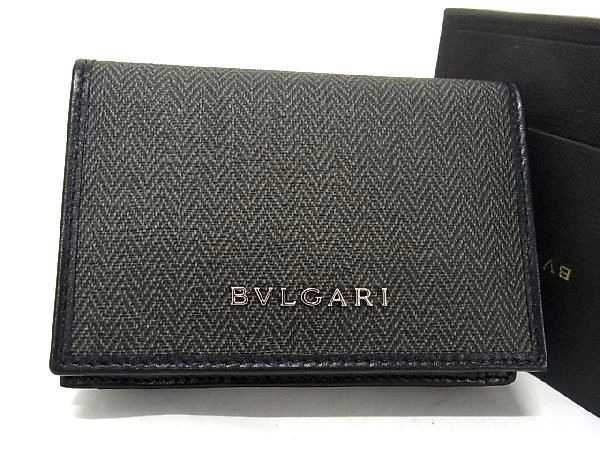 □新品□未使用□ BVLGARI ブルガリ ウィークエンド PVC×レザー カード