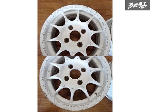 売り切り ENKEI エンケイ IRS RC タイプT ホイール 14インチ 6J +38 PCD114.3 4穴 2本 スペア用 レストアなどに ★ ● 棚1H23