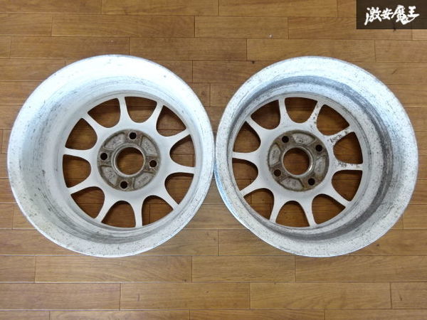 売り切り ENKEI エンケイ IRS RC タイプT ホイール 14インチ 6J +38 PCD114.3 4穴 2本 スペア用 レストアなどに ★ ● 棚1H23