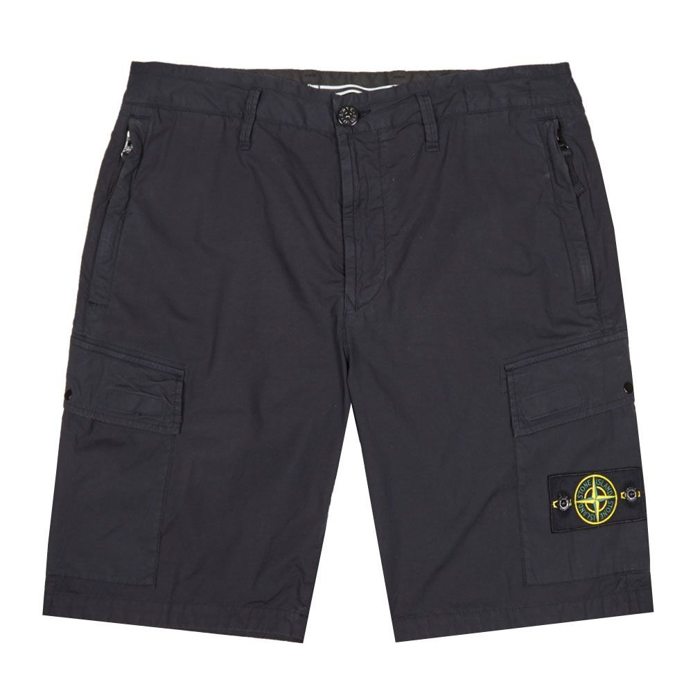 タ*様 STONE  黒 ショートパンツ ☆ STONE ISLAND ストーンアイランド CARGO BERMUDA SHORT PANTS