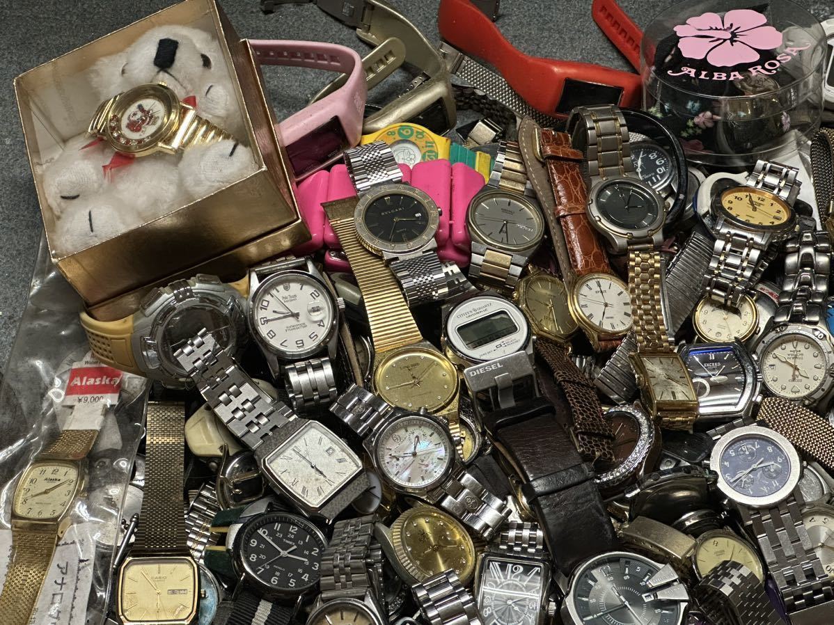 1円〜ジャンク腕時計/ 腕時計大量600個以上 まとめ売り メンズ
