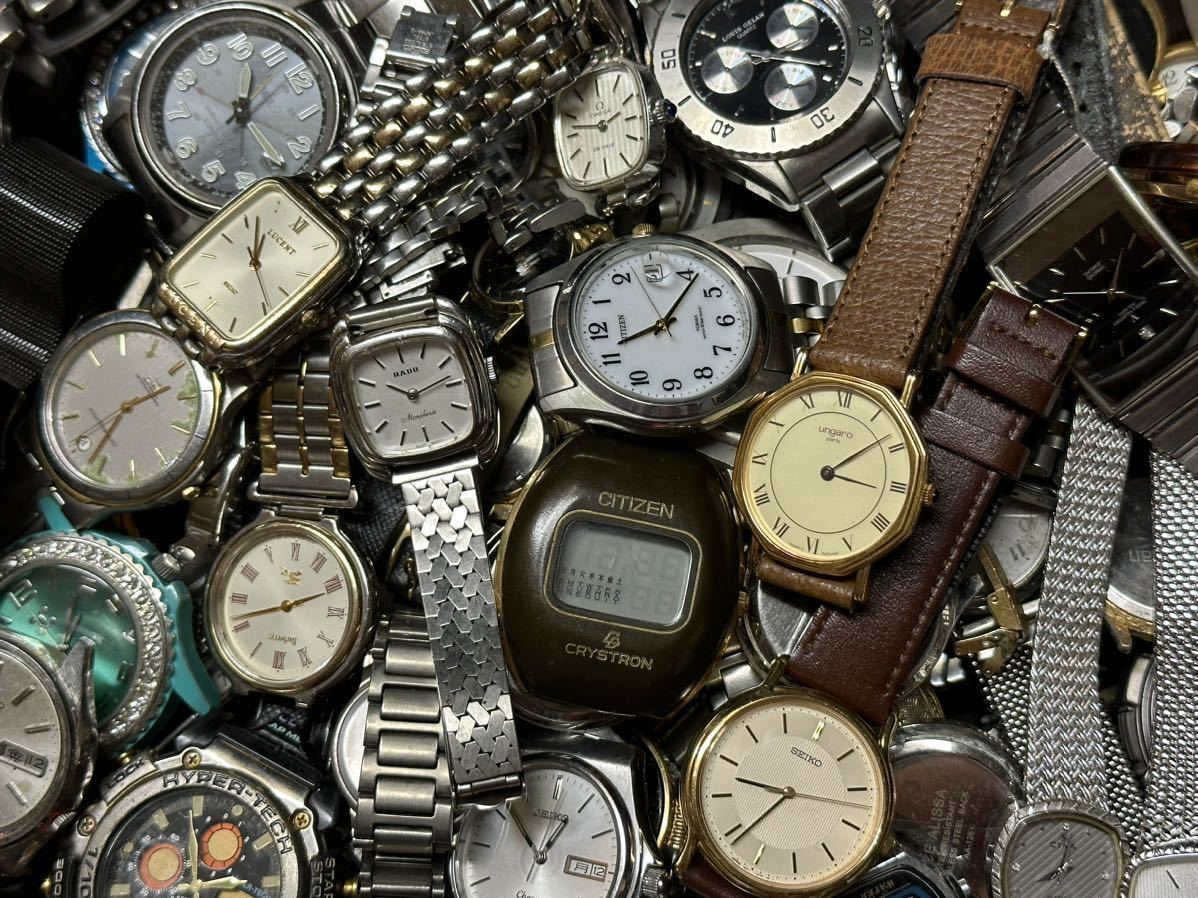 1円〜ジャンク腕時計/ 腕時計大量600個以上 まとめ売り メンズ