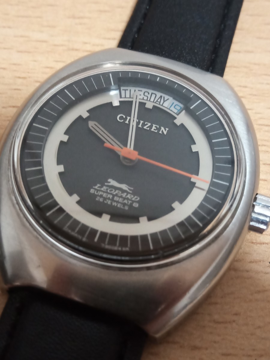 CITIZEN LEOPARD SUPER BEAT 8 26石 シチズン レオパール 自動巻き