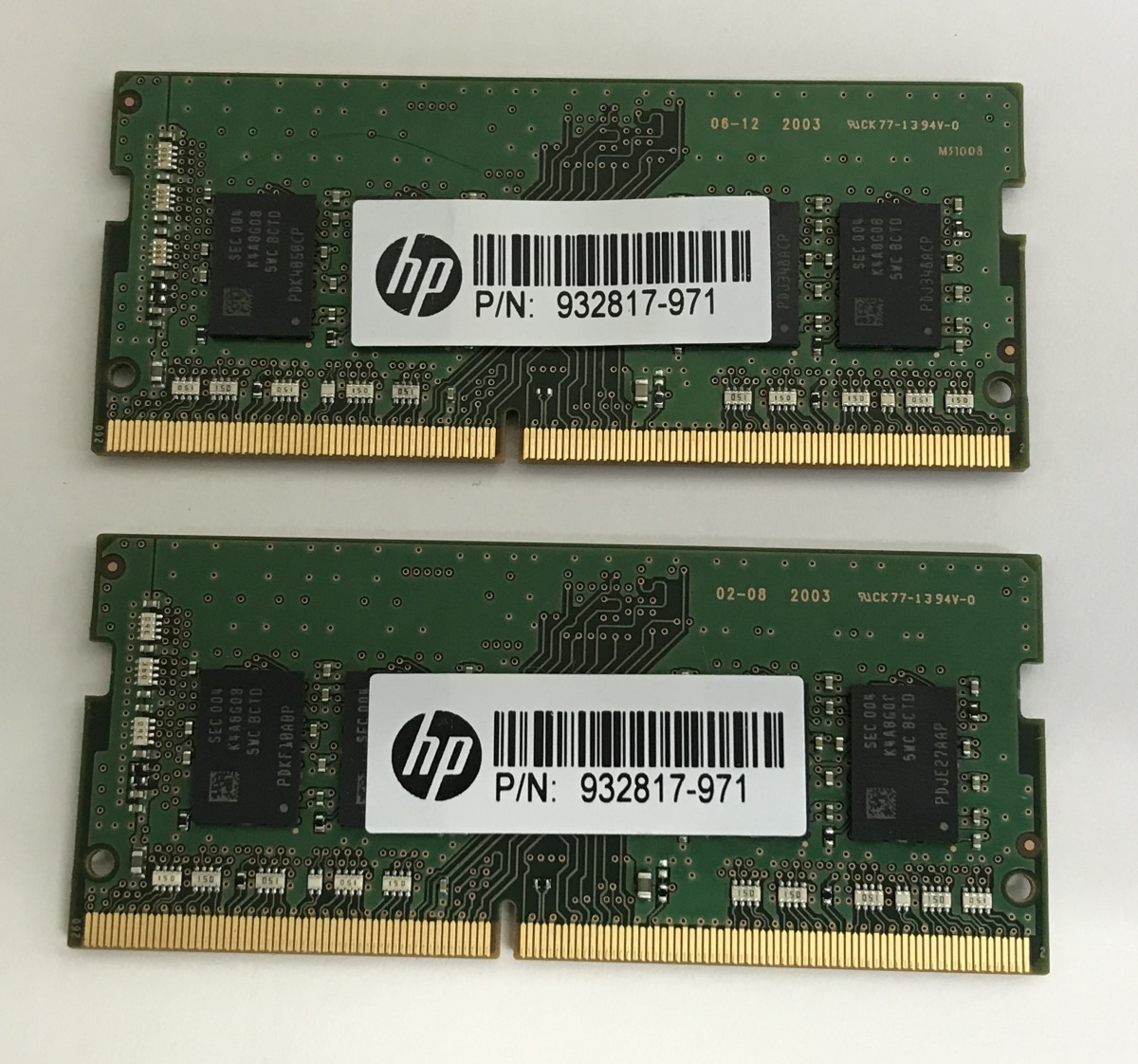 SAMSUNG PC4-2666V 8GB 2枚組 1セット 16GB DDR4 ノートパソコン用 